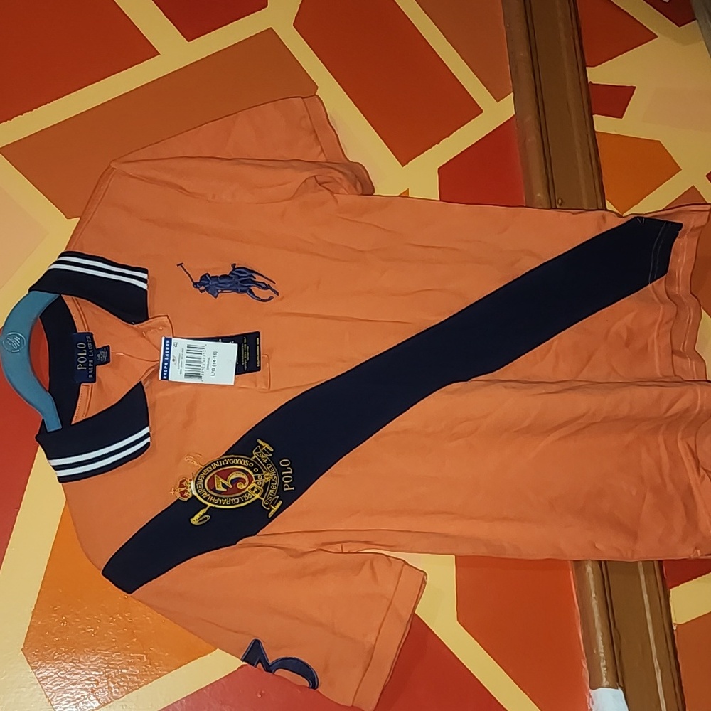Brand new Polo Ralph Lauren bots 3 button polo